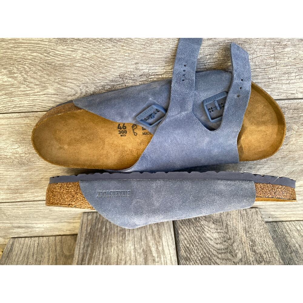 Birkenstock Blue Suede Sandals Men’s EU 46 US 13